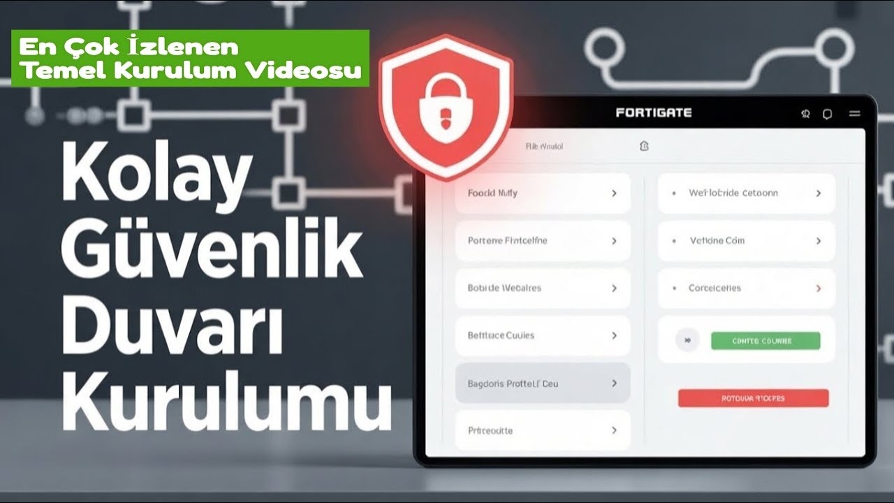 Ağ Güvenliği Nasıl Sağlanır? Yeni Başlayanlar İçin Fortigate Firewall Kurulumu