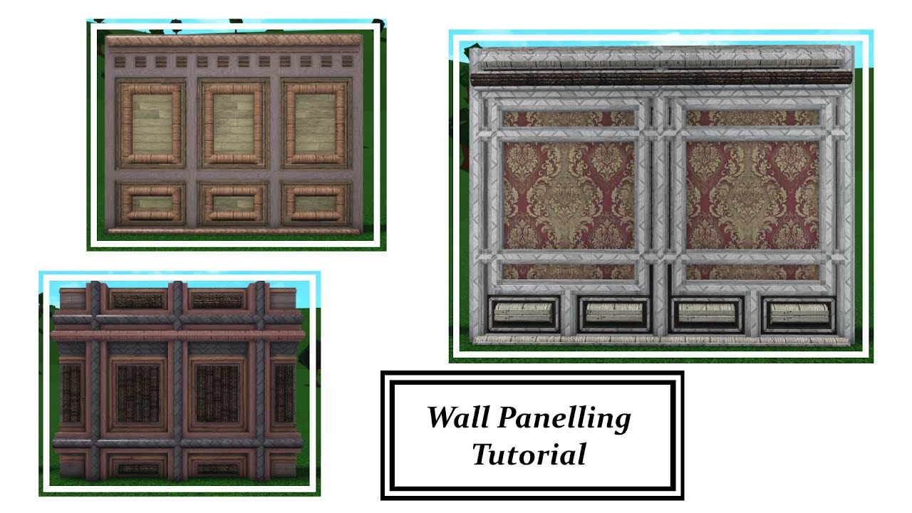 Wall Paneling - Welcome To Bloxburg