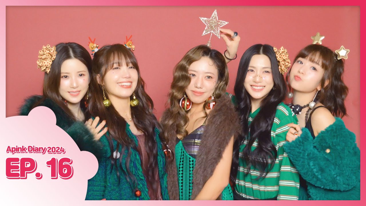 (SUB) Apink Diary 2024 EP.16 (🎄인간 트리가 되🎄 7th Concert＜PINK CHRISTMAS＞ 포스터 비하인드)