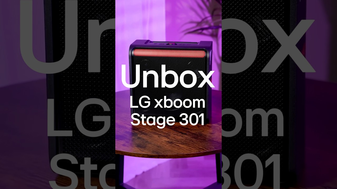 LG Audio | Official Unboxing Speaker Xboom Stage 301