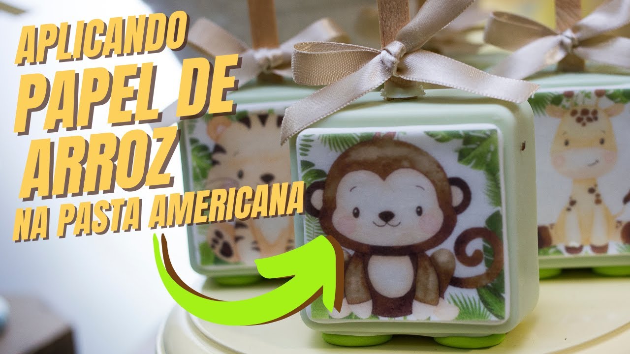 Papel de Arroz na Pasta Americana