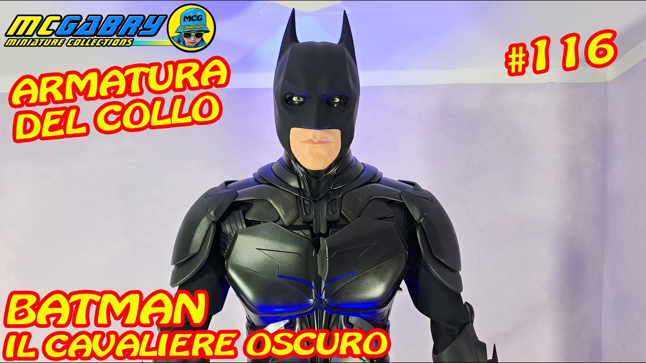 BATMAN IL CAVALIERE OSCURO HACHETTE N.116 ARMATURA DEL COLLO E TESTA MASCHERATA - UNBOXING EDICOLA