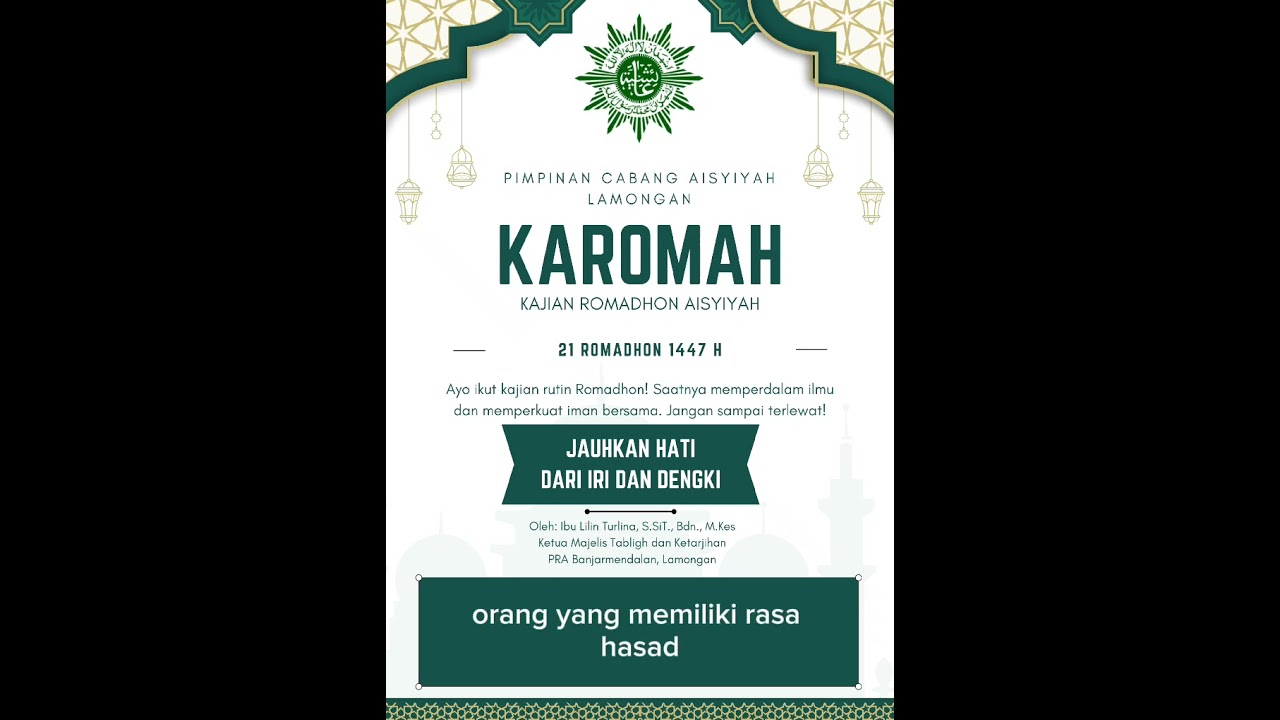 KAROMAH Episode 21 Romadhon 1447 H 