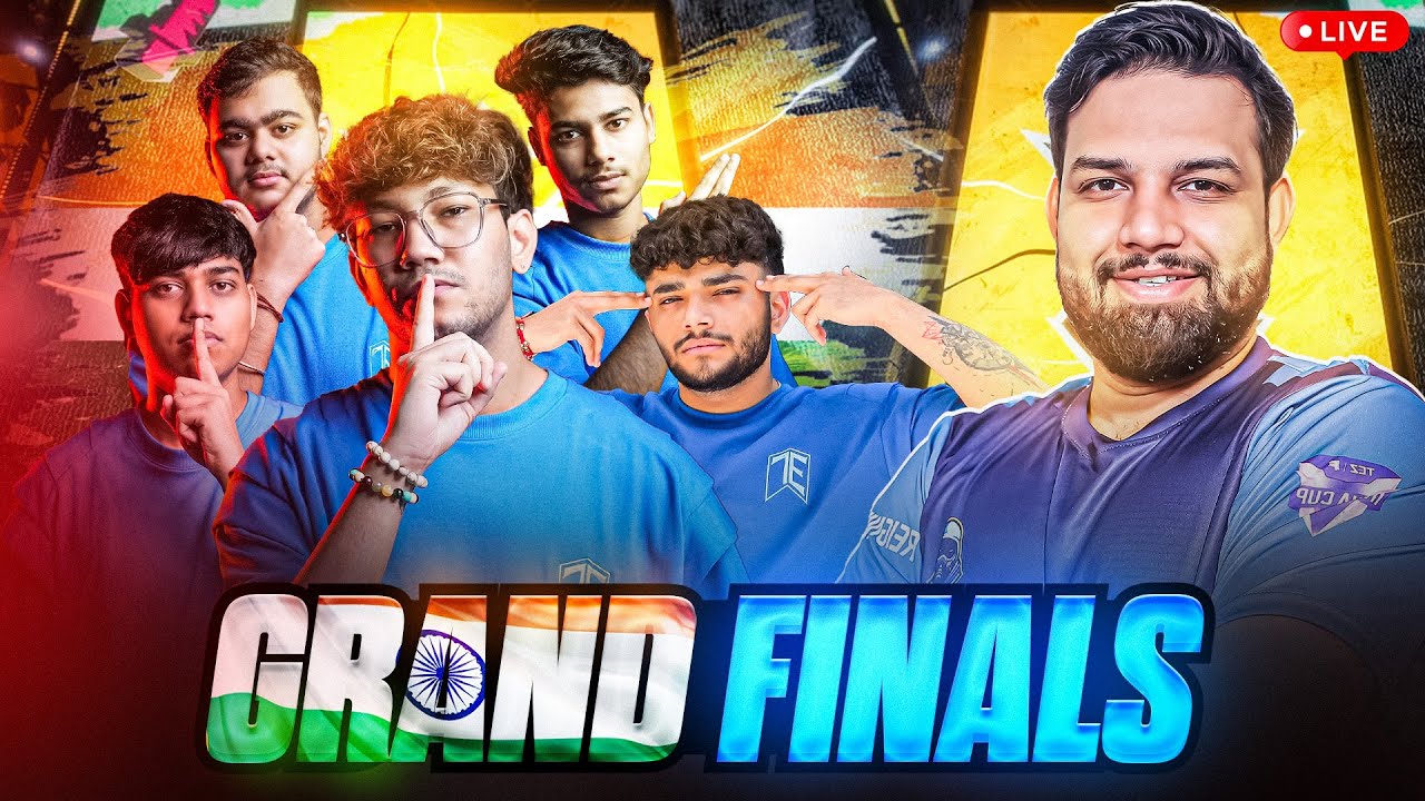 GRANDFINALS INTERNATIONAL TOURNAMENT -  TEAM INDIA KO SUPPORT KARE - #ff #tournament #freefirelive