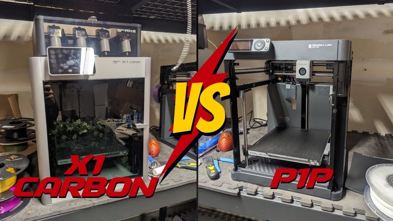BambuLabs X1 Carbon vs P1P Comparison