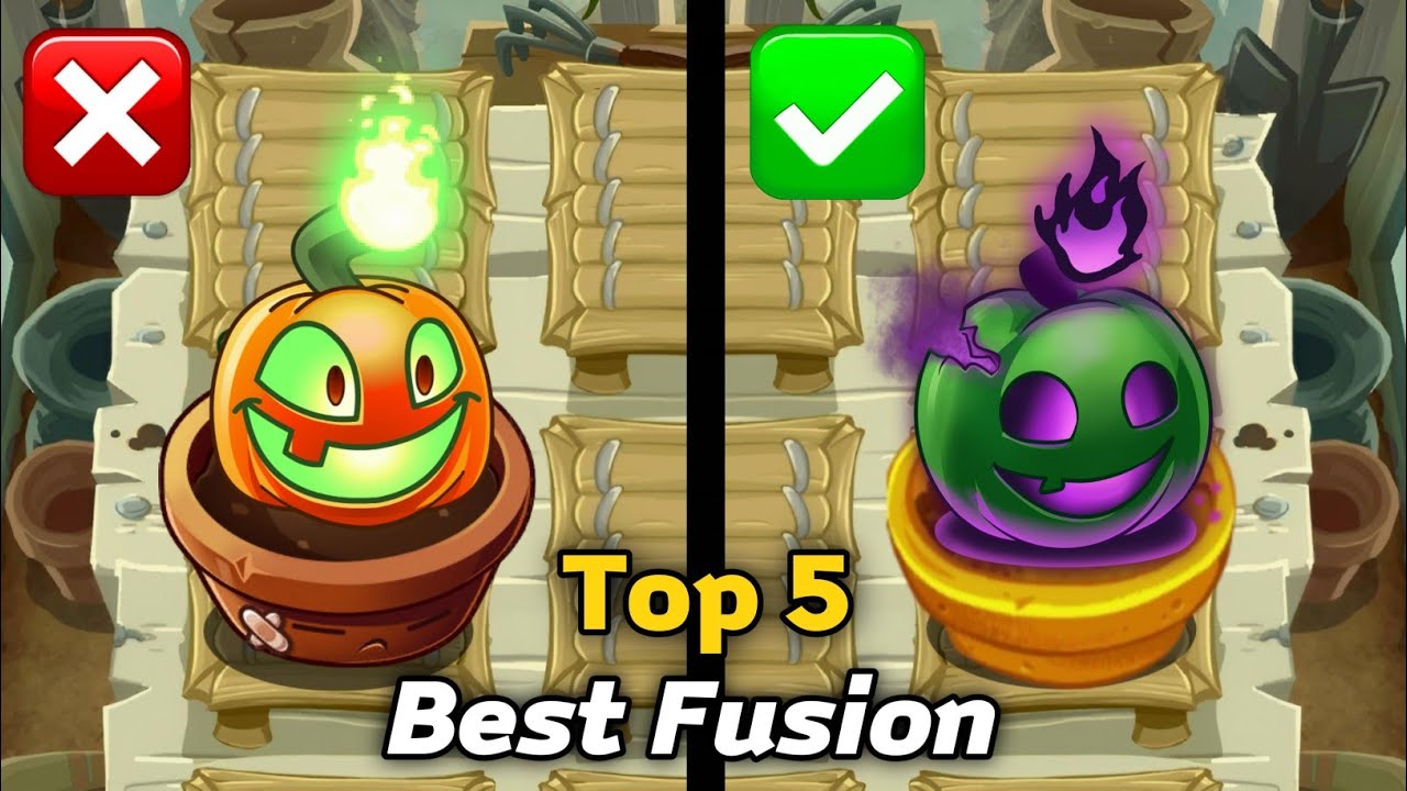 5 BEST FUSION plants in Plants vs Zombies