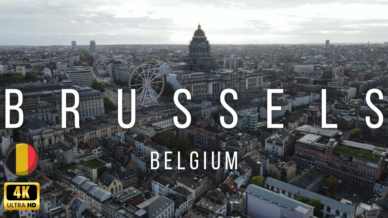 Brussels - Belgium - 4K Drone Flight