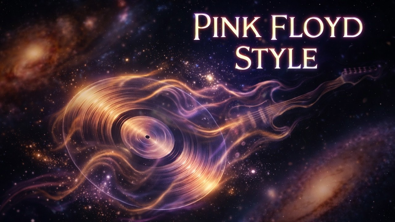 PINK FLOYD STYLE SLEEP MUSIC ★No Ads★ Instrumental ambience for DEEP Rest & Relaxation (Guitar Solo)