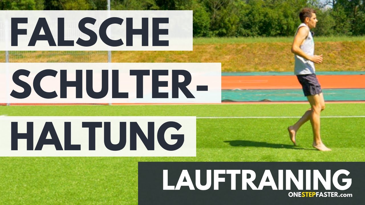 Laufstil: Falsche Schulterhaltung beim Laufen kann nicht nur im Marathon Minuten kosten - Lauftipp