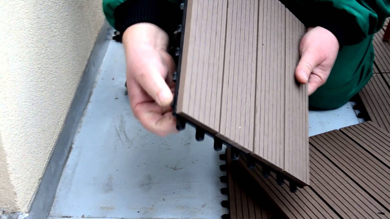 Jak zakončit položení dřevoplastové terasy