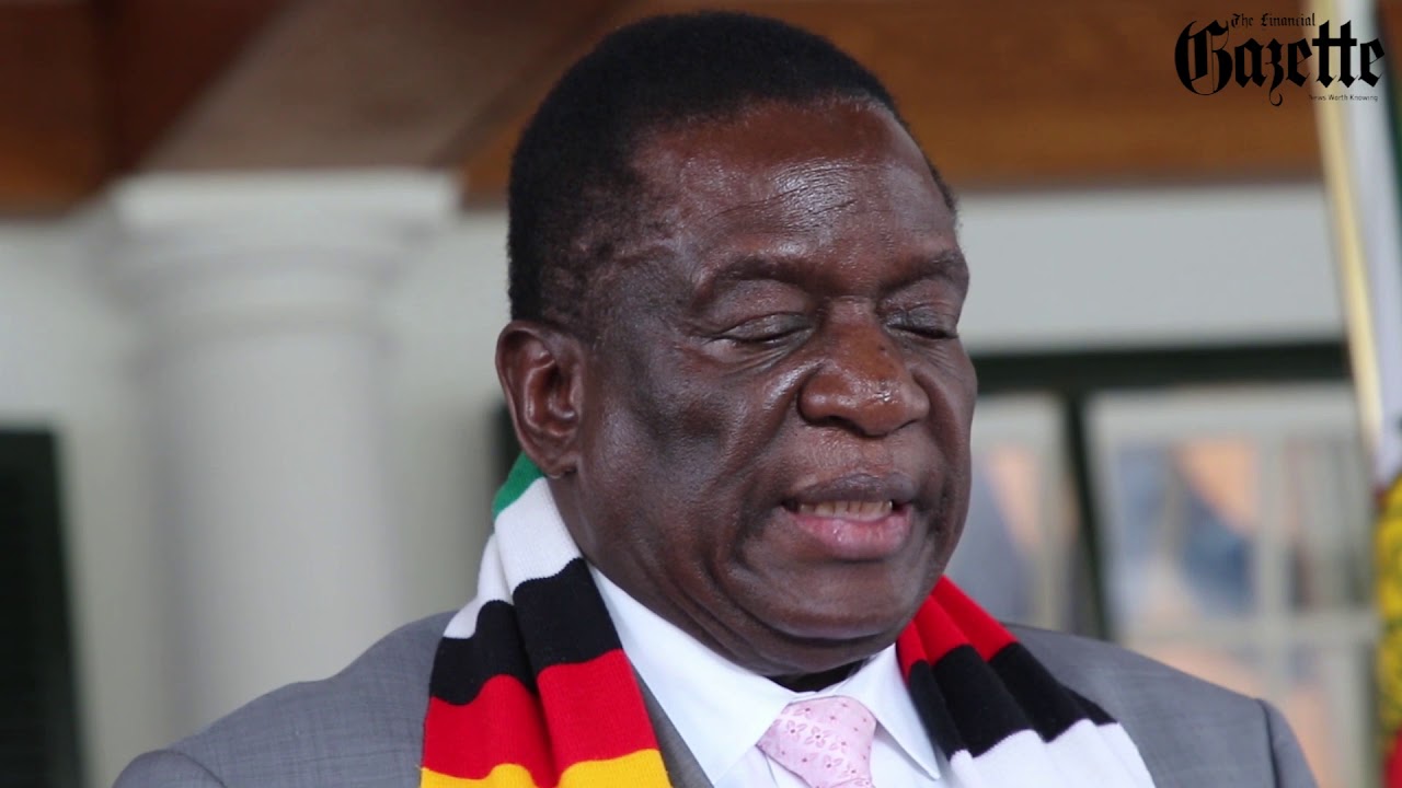 President Emmerson Mnangagwa, has banned all public gatherings of more than 100 people