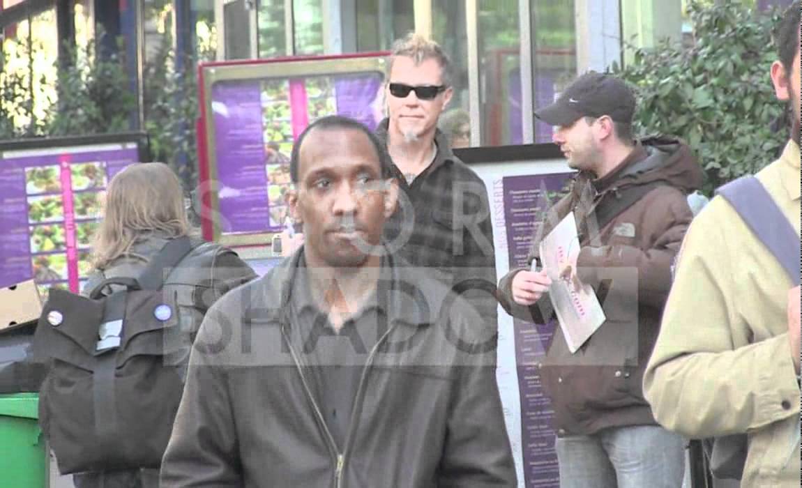 Exclusive: Metallica's frontman James Hetfield one full afternoon in Paris