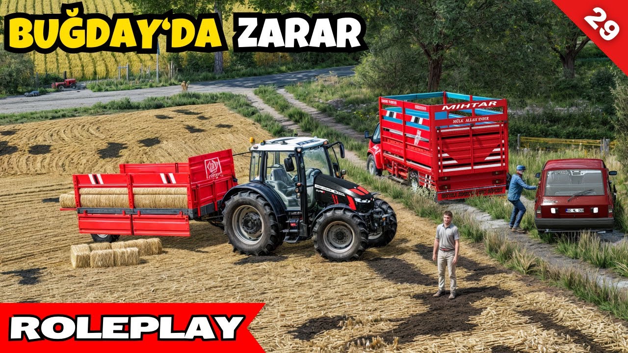 TRAKTÖRÜN YAKTIĞI YAKIT KADAR KAZANAMADIK | FS22 ROLEPLAY GERÇEK HAYAT | MEDRP ANKARA | S3 B29