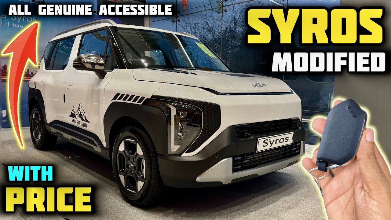 Kia Syros Modification With Price ✅ Kia Syros All Genuine Accessories With Price ✅