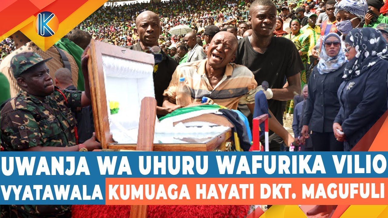 LIVE: UWANJA WA UHURU WAFURIKA VILIO VYATAWALA KUMUAGA HAYATI DKT. MAGUFULI MUDA HUU..