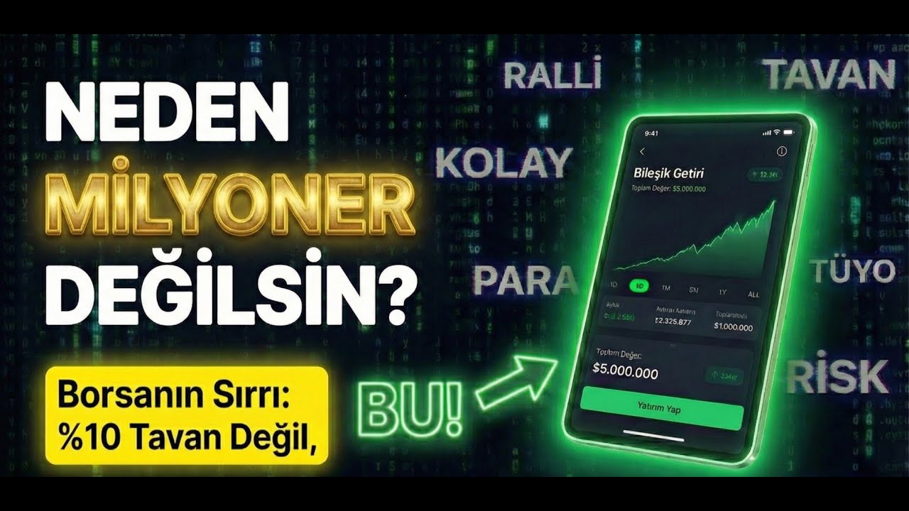 Borsanın Sırrı Hisse Seçmek Değil, BU! (Kanıtlı Yöntem)