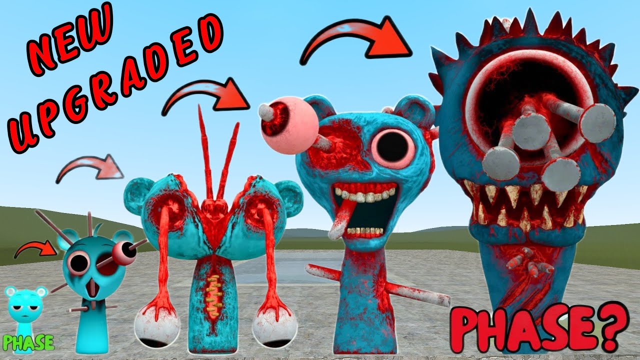 NEW EVOLUTION OF ALL PHASES OF SKY BLUE (SKY) SPRUNKI In Garry's Mod!