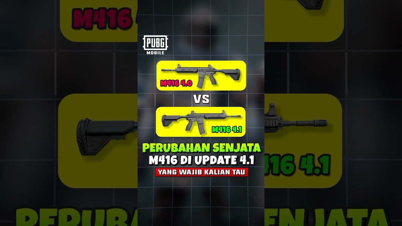 M416 WEAPON CHANGES IN UPDATE 4.1 PUBGM #pubgshorts #pubg #pubgmnextstarprogram