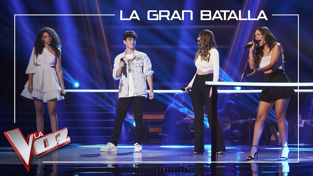 Alba, Tayra, Gilberta y Nicolás cantan 'Entre otros cien' | La Gran Batalla | La Voz Antena 3 2022