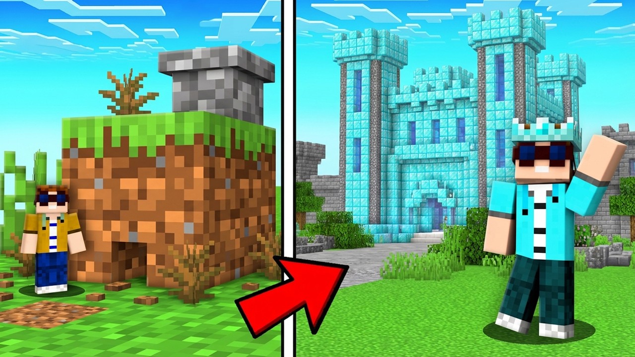 Ich ENTWICKLE ein DRECK HAUS zum MILLIONÄR HAUS! (Minecraft)