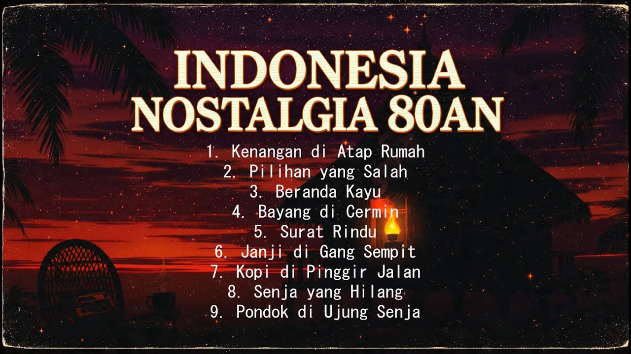 Lagu Nostalgia Indonesia 80an | Pop Lawas Romantis untuk Malam Sunyi