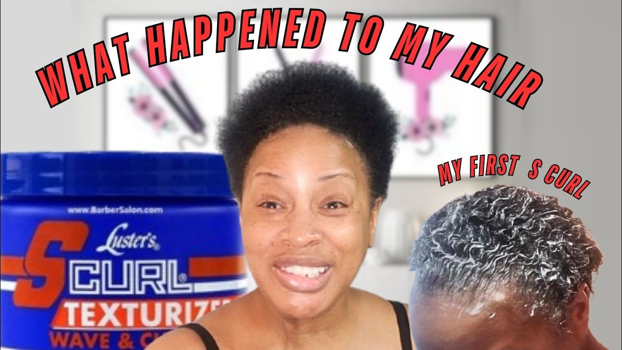 MY FIRST TIME USING AN S CURL TEXTURIZER AND THEN THIS HAPPENED!😱