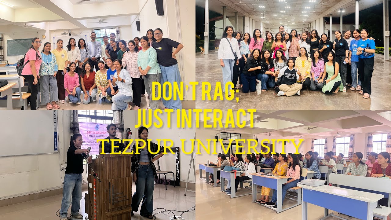 Anti-Ragging Week 2025 | Tezpur University Sociology Dept Vlog 