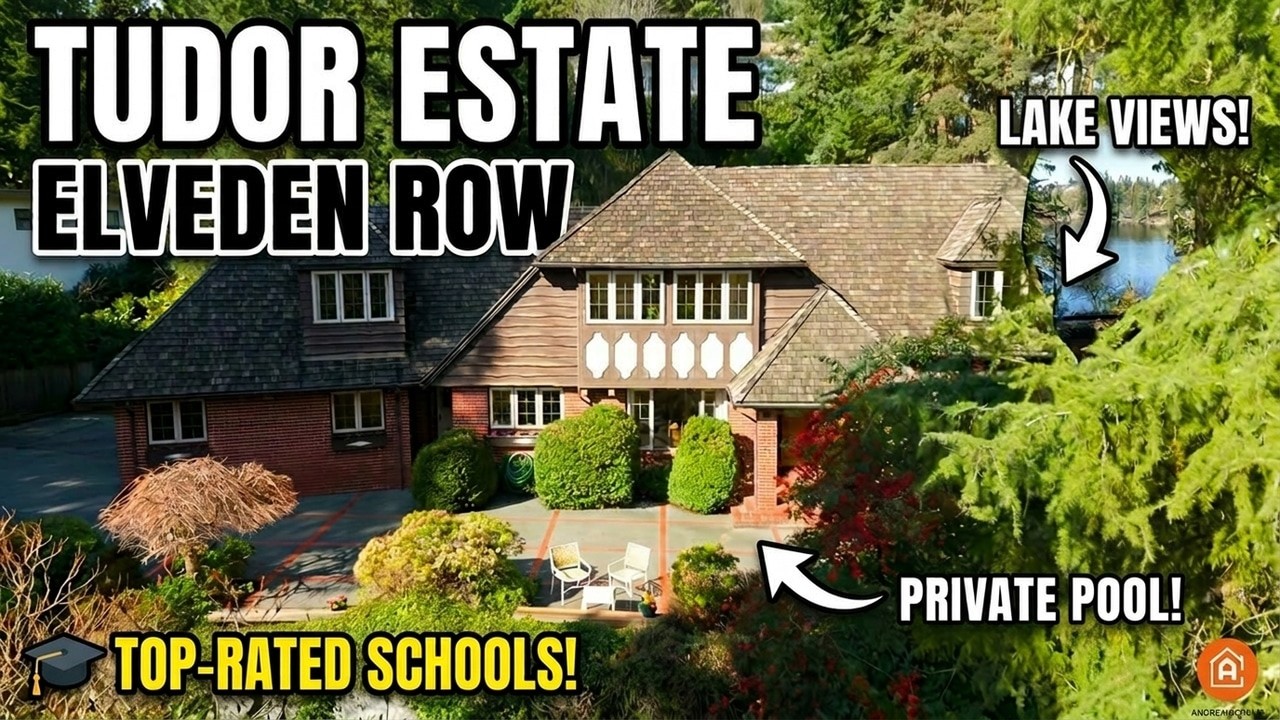 Charming Tudor Estate on Elveden Row - Private Pool, Lake Views & Top-Rated Schools