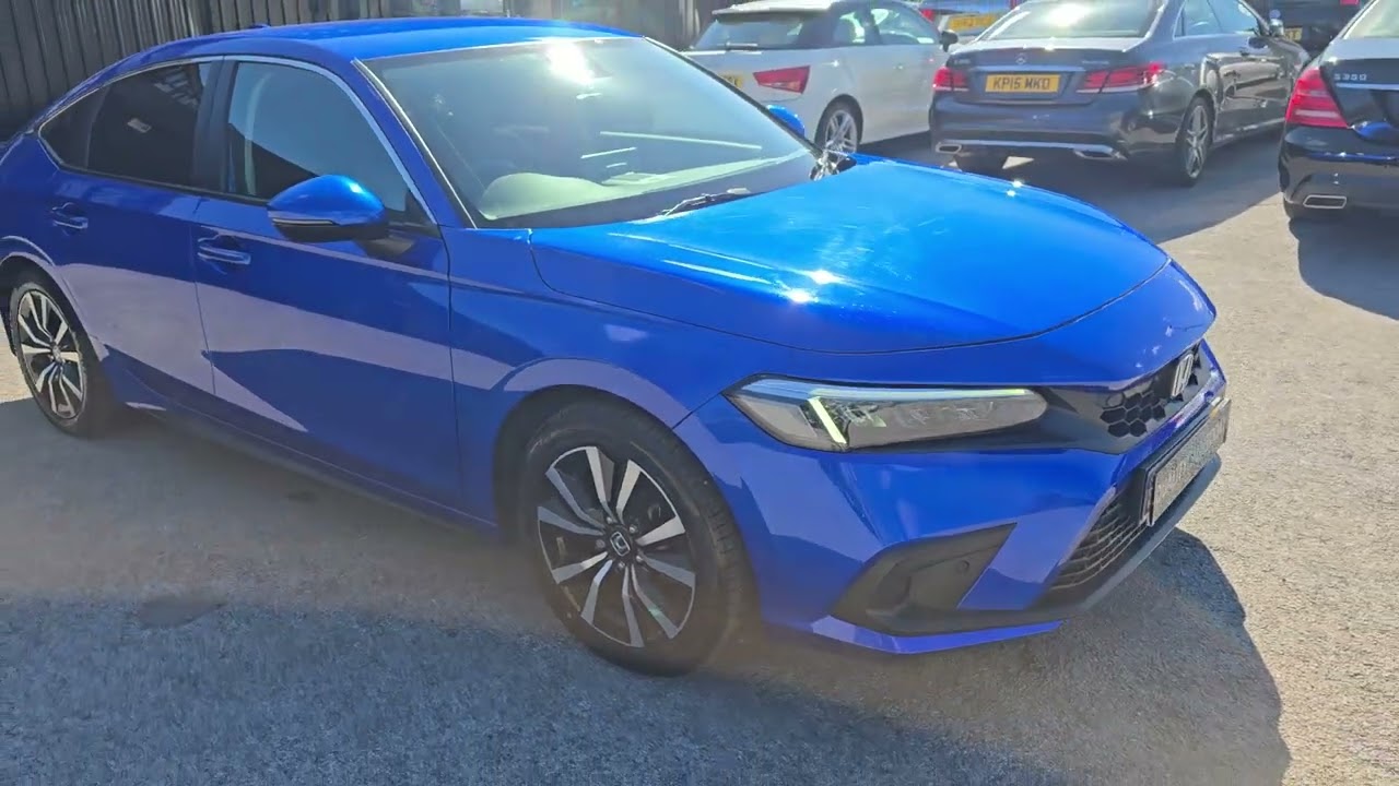 2022 '72' Honda Civic Elegance in Aegean Blue Walk Around