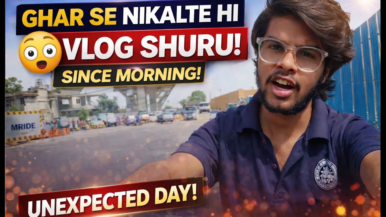 Ghar Se Nikalte Hi Vlog Shuru 📷