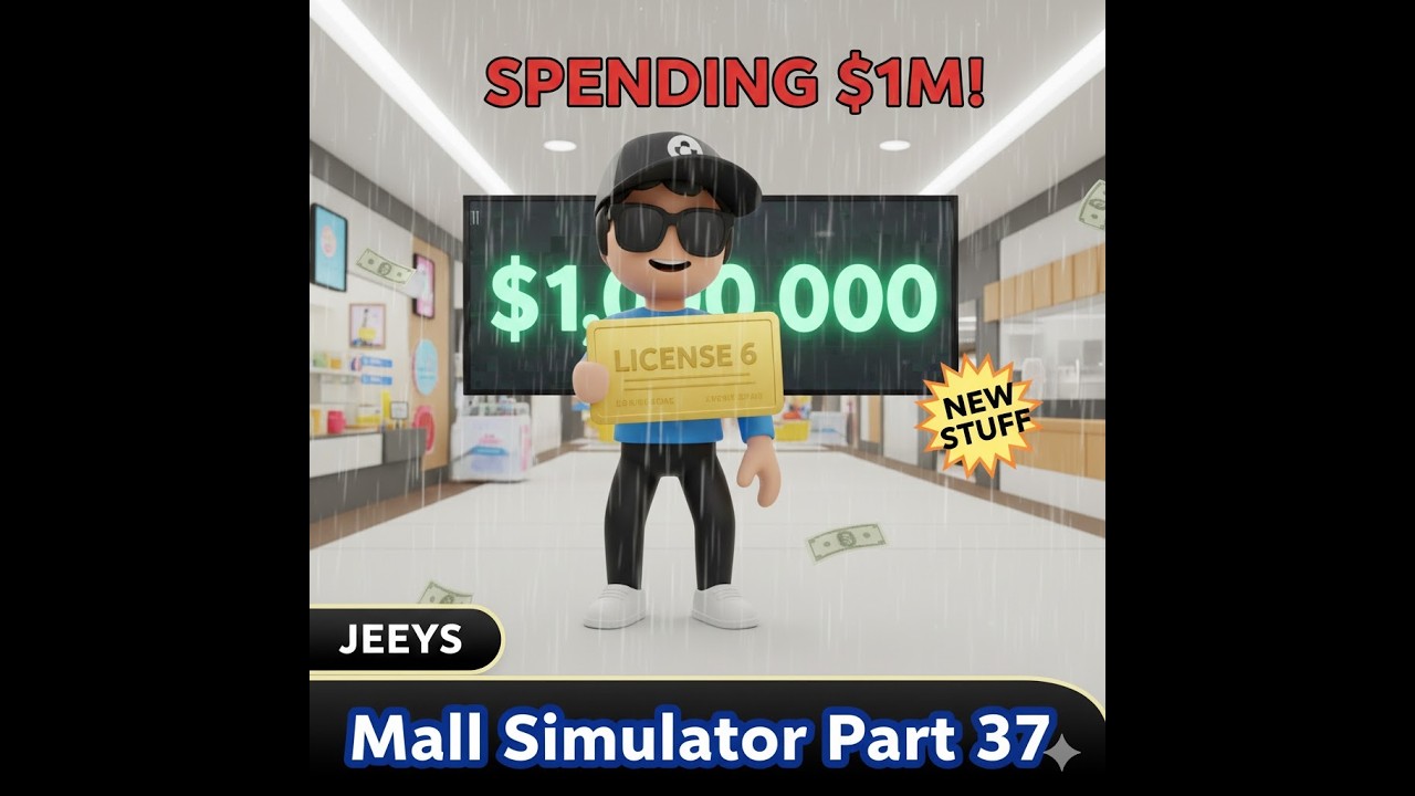 MAKING ANOTHER MILLION! 💰 License 6 Upgrades Begin! Mall Simulator 37 #videogame #ohhaiyo #jeeys