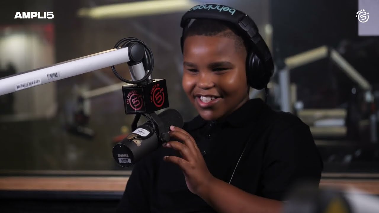 Partially Blind 11-year-old DJ Influence hits the decks in the 5FM studios!