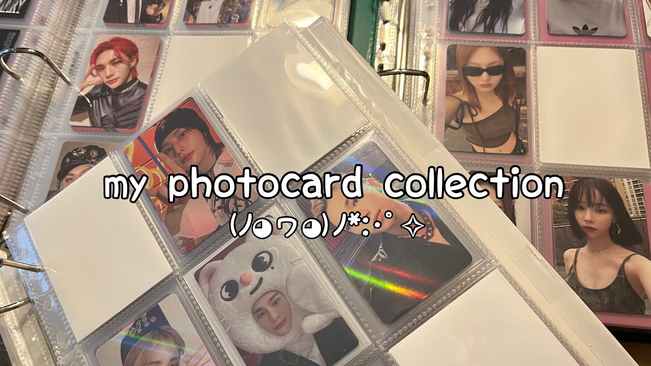 🍃 my entire kpop photocard collection - january 2024 update! (skz, aespa, le sserafim, and more)