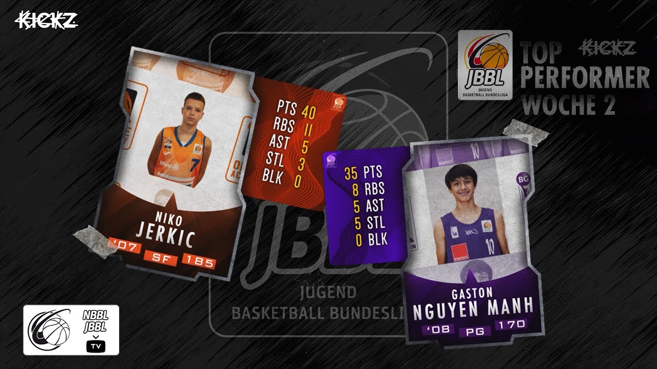 #KICKZ JBBL Top Performer 2022 - Woche 2 - Niko Jerkic & Gaston Nguyen Manh
