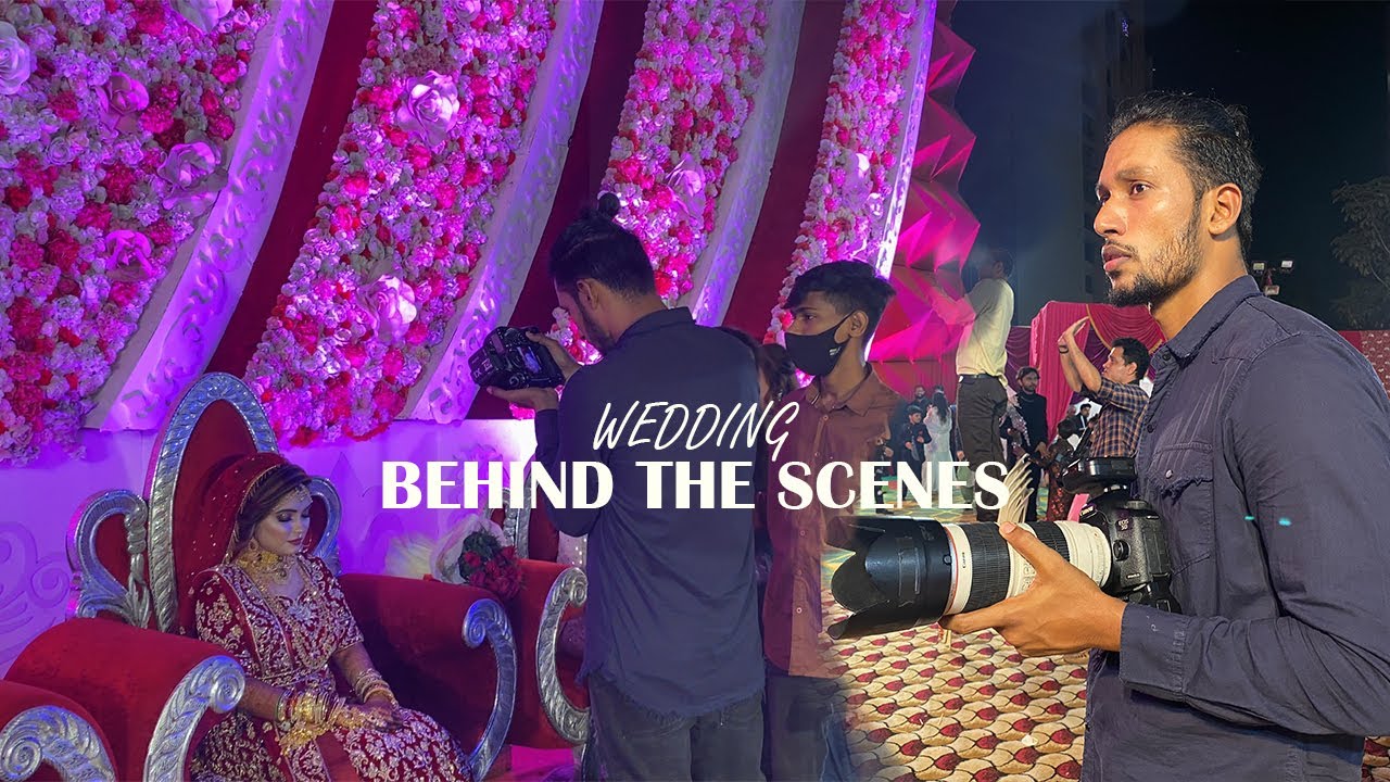 Wedding Shoot | Behind the scenes