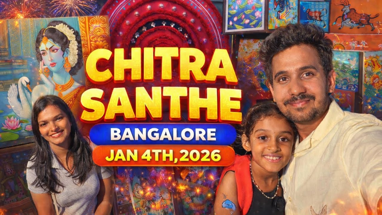 Chitra Santhe Bangalore 2026 | India’s Biggest Open Art Festival 🎨 | Full Vlog | 1000+ Artists