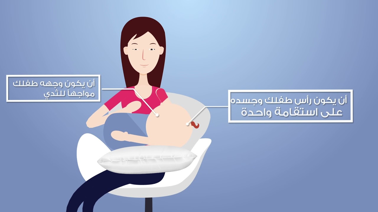 خطوات الرضاعة الطبيعية الصحيحة