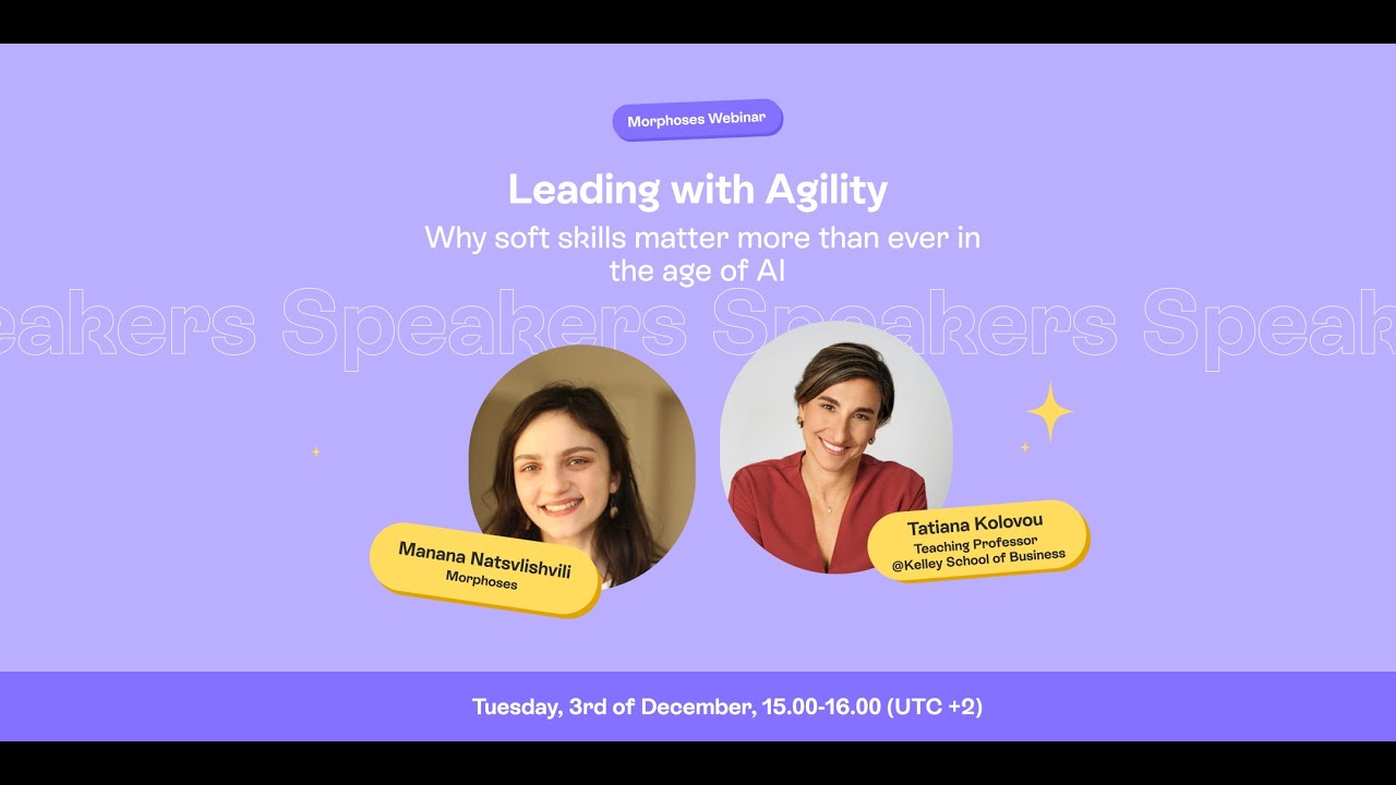 Leading with Agility. Why soft skills matter more than ever in the AI age.