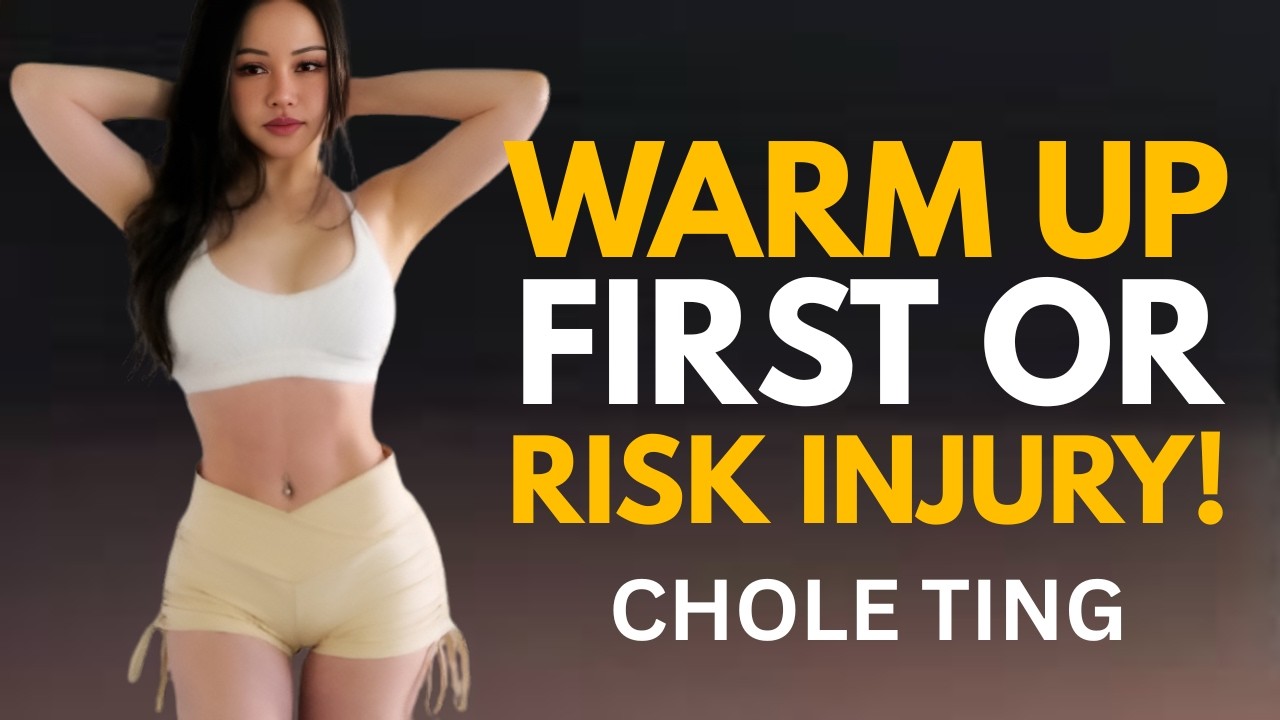 20 Min Warm Up Before Any Workout 🔥 Full Body Warm Up Routine at Home | Chloe Ting