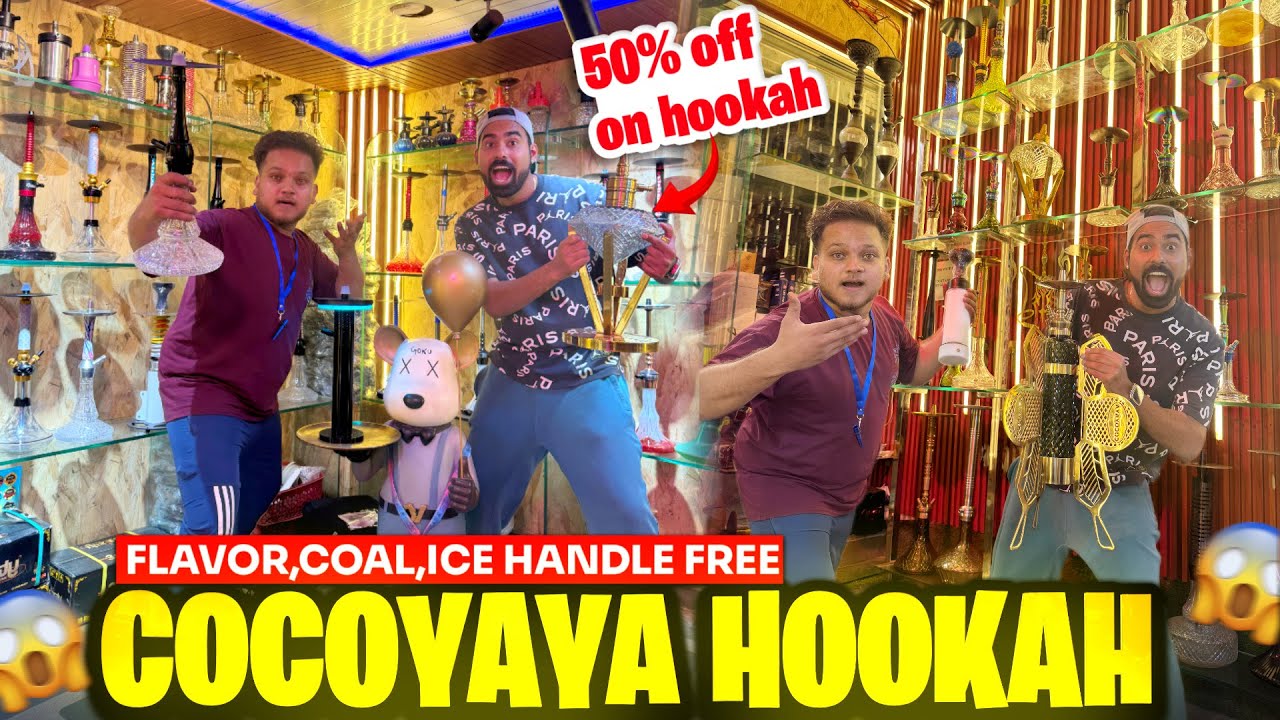 1 Lakh ka Hookah Shopping😱🔥 Cheapest Hookah Delhi[HookahFlavours,Chillum,coil] ‪