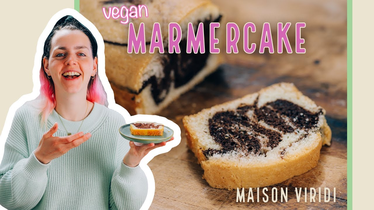 Deze VEGAN MARMERCAKE valt altijd in de smaak én is super makkelijk te maken!