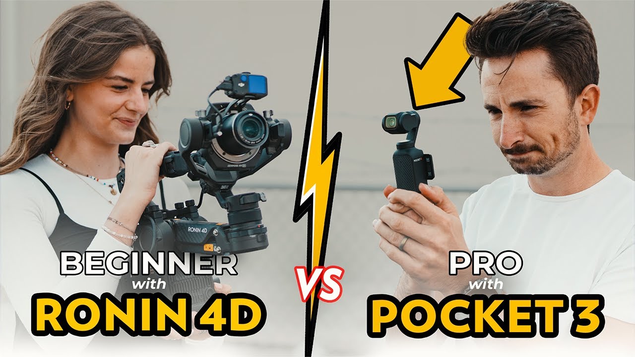 Новичок с DJI Ronin 4D против профессионала с DJI Osmo Pocket3