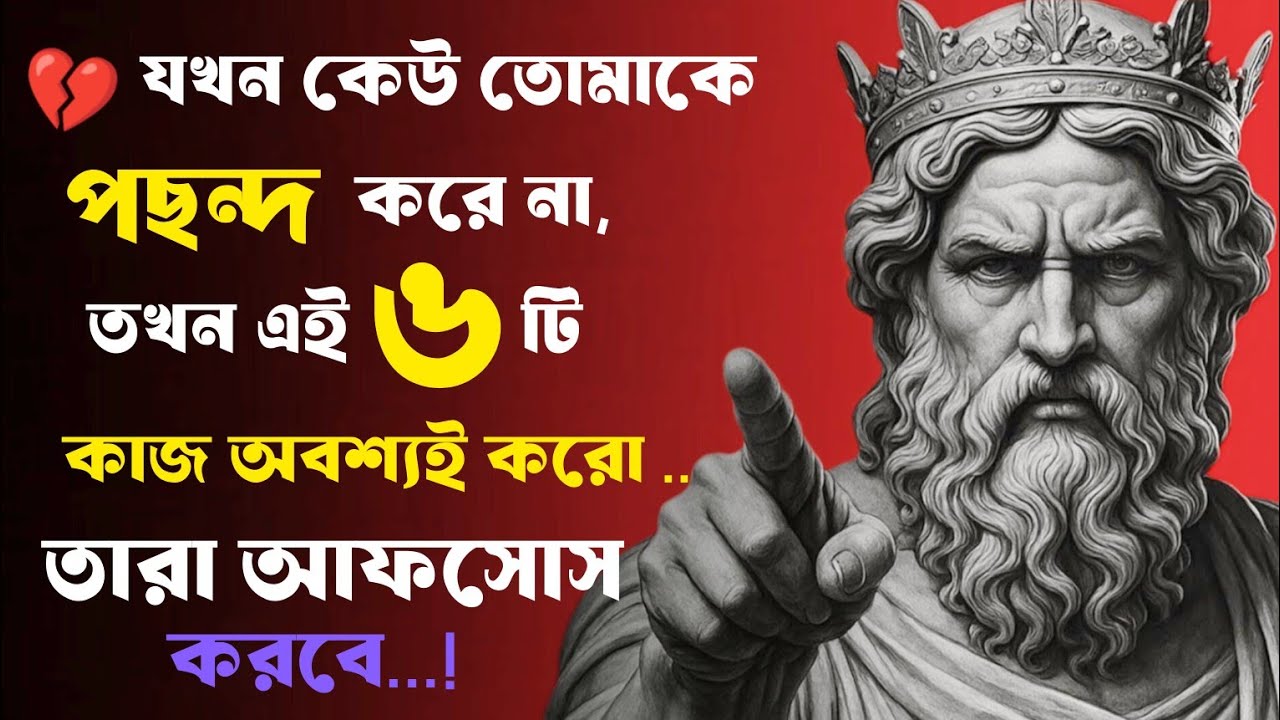 🔴যখন কেউ আপনাকে পছন্দ না করে,তখন এই ৬টা কাজ করলেসে নিজেই একদিন অনুতপ্ত হবে।Silent Power... 🔴