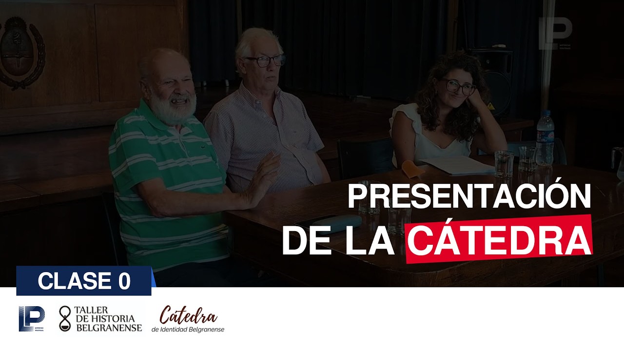 Presentación de la cátedra de Identidad belgranense del Taller de Historia belgranense