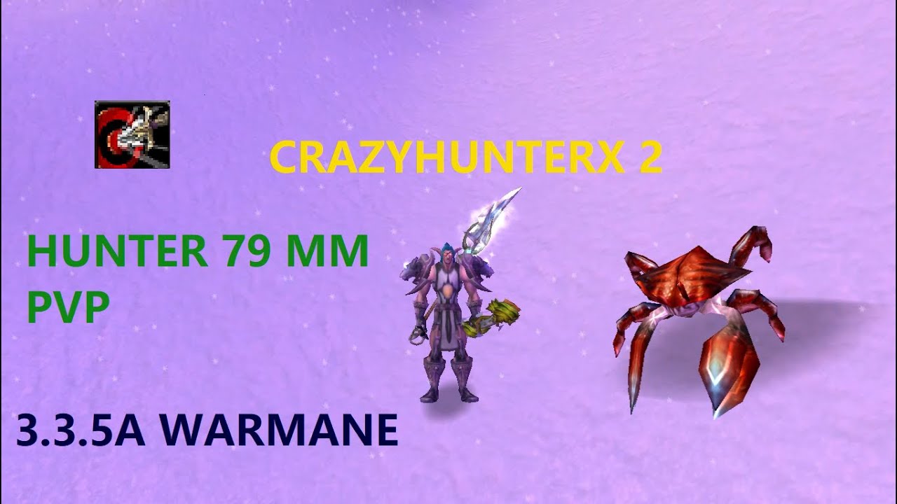Cazador Punteria  PvP Twink 79 - Crazyhunterx 2 -  WOTLK 3.3.5a
