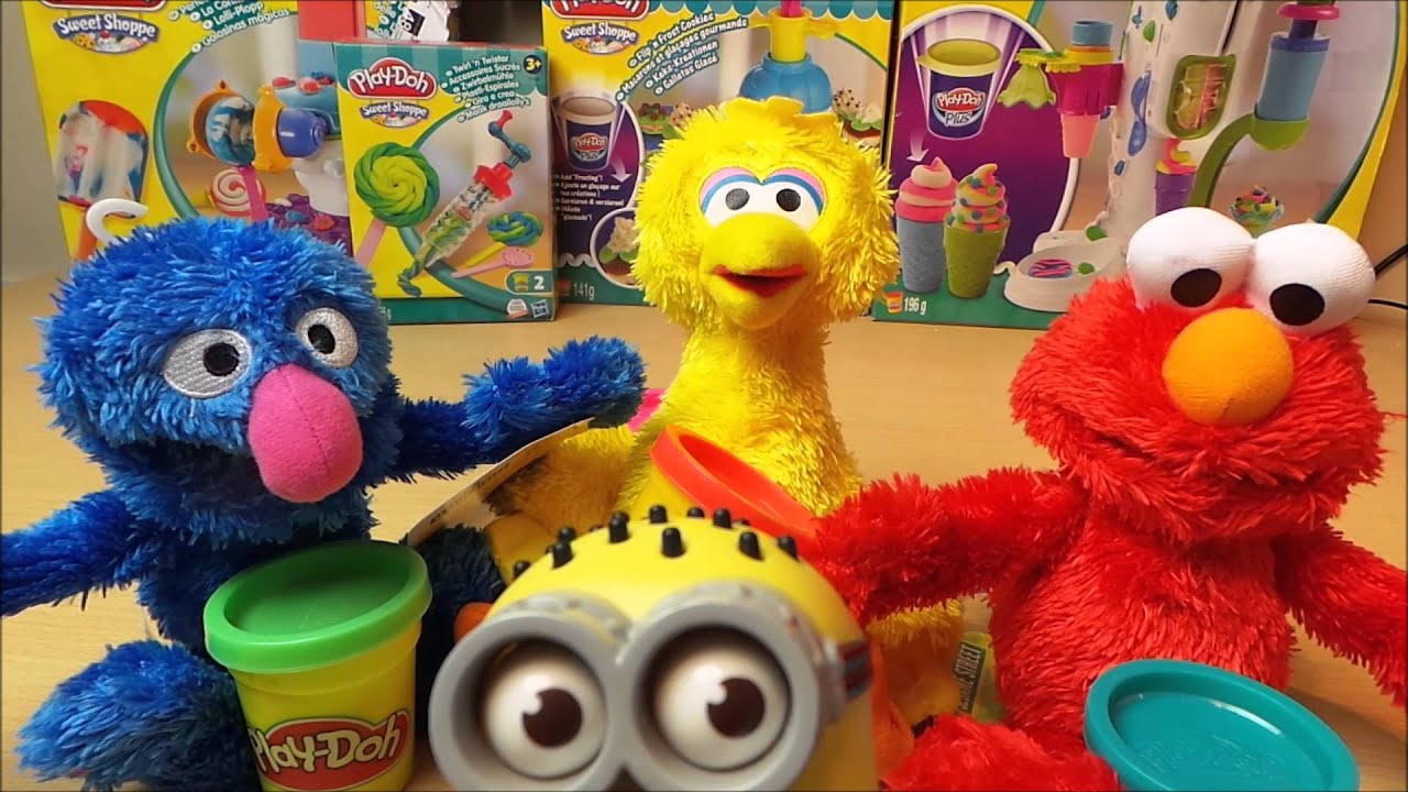Soft Toys Cookie Monster, Big Bird and Elmo join the Toybroadway Team