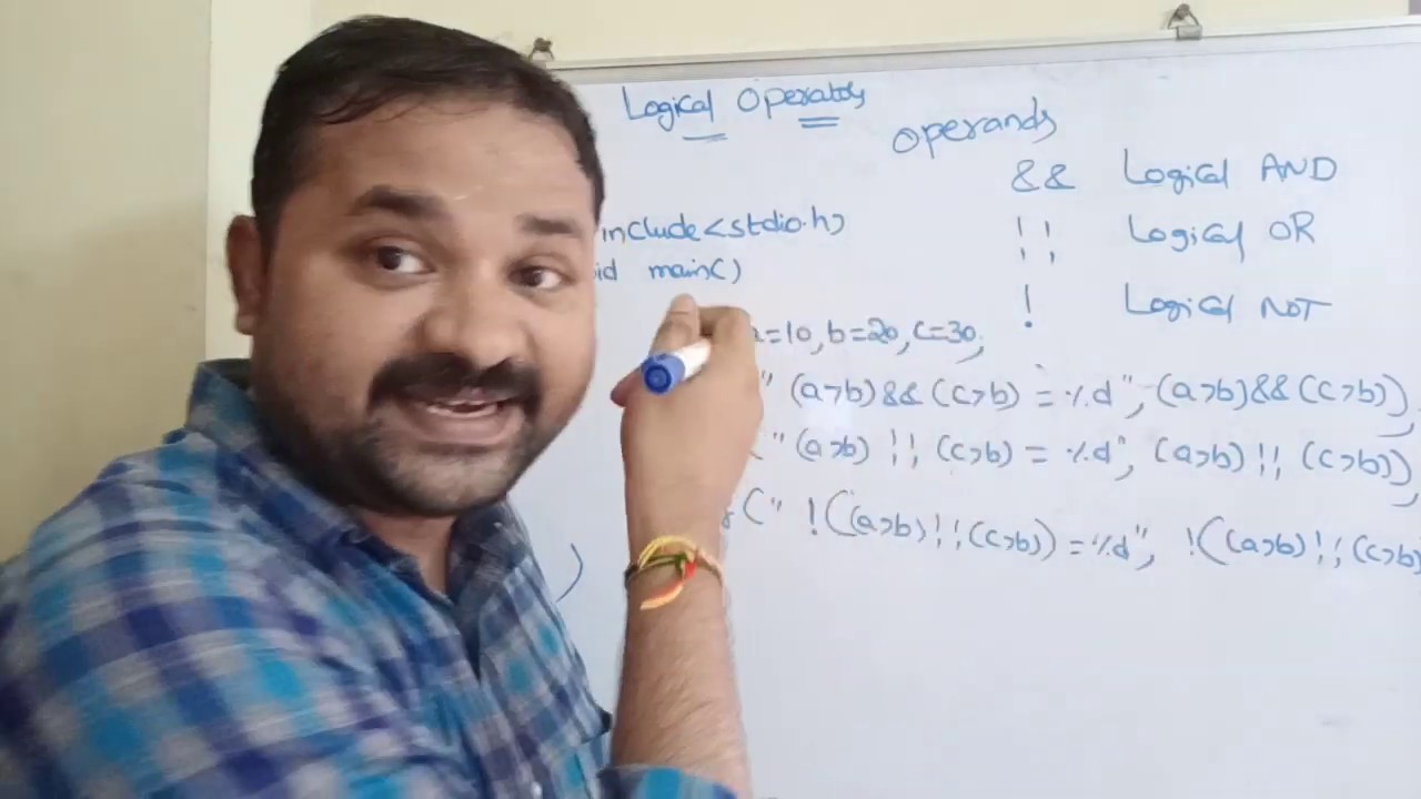 logical operators in c language