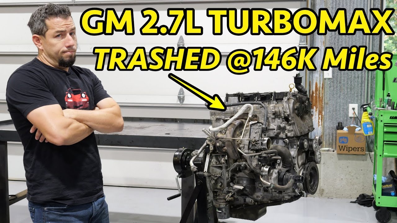 ПРЕЖДЕВРЕМЕННАЯ ПОЛОМКА? Разборка двигателя Silverado 1500 2.7L TURBOMAX L3B 2019 года с 4 цилинд...