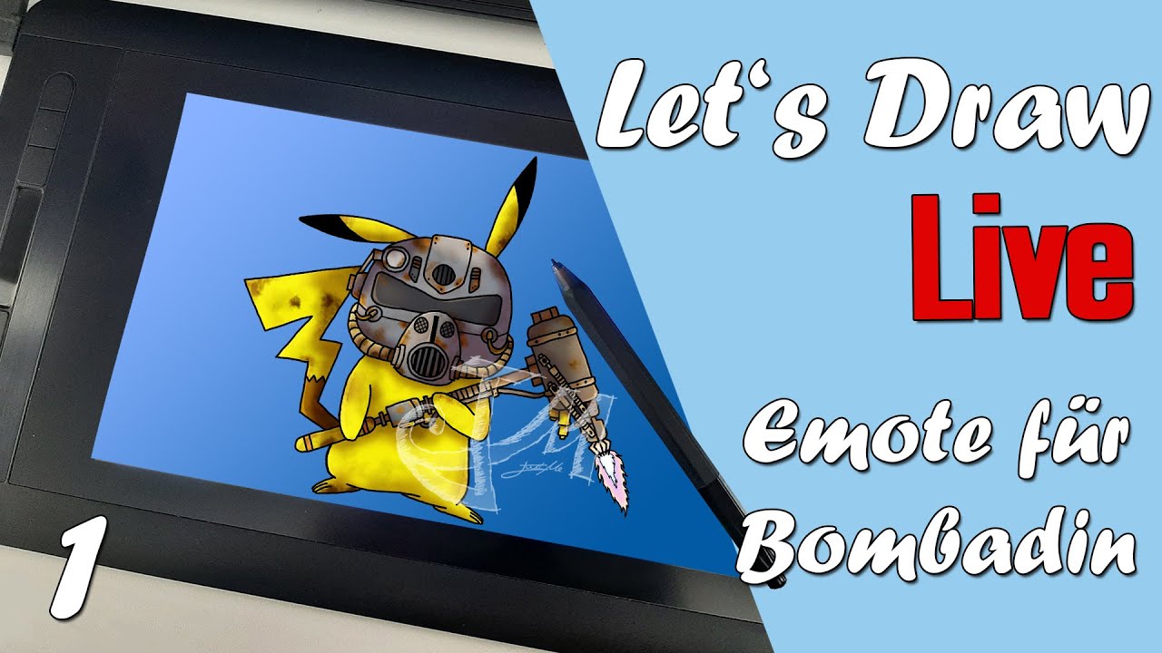 Neue Emotes f&uuml;r TheBombadin [Let's Draw Live]