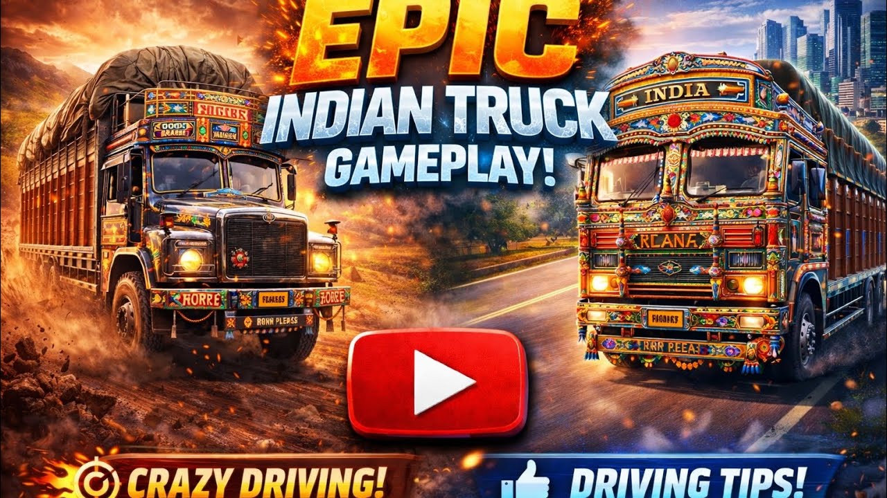 Indain truck gameplay.aaj hmara descend bhut hi dur tha